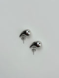 DEWDROP EAR STUDS (SILVER)