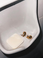 DEWDROP EAR STUDS (GOLD)